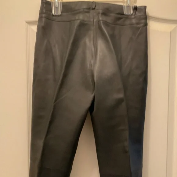 Vintage 80/90s women’s black leather pants size 8 by Inc - Picture 4 of 4